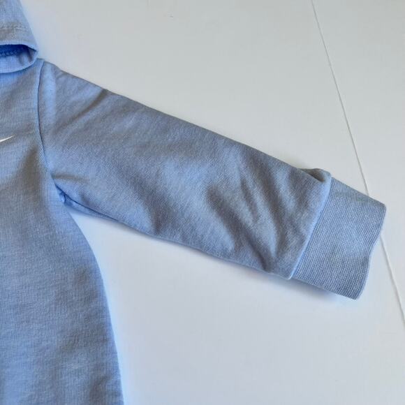 Nike Baby Blue Hooded One-Piece Coverall - Picture 7 of 10